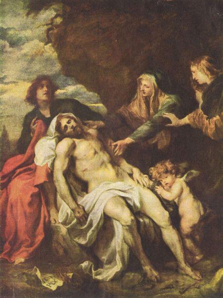 Anthony Van Dyck Beweinung Christi Norge oil painting art